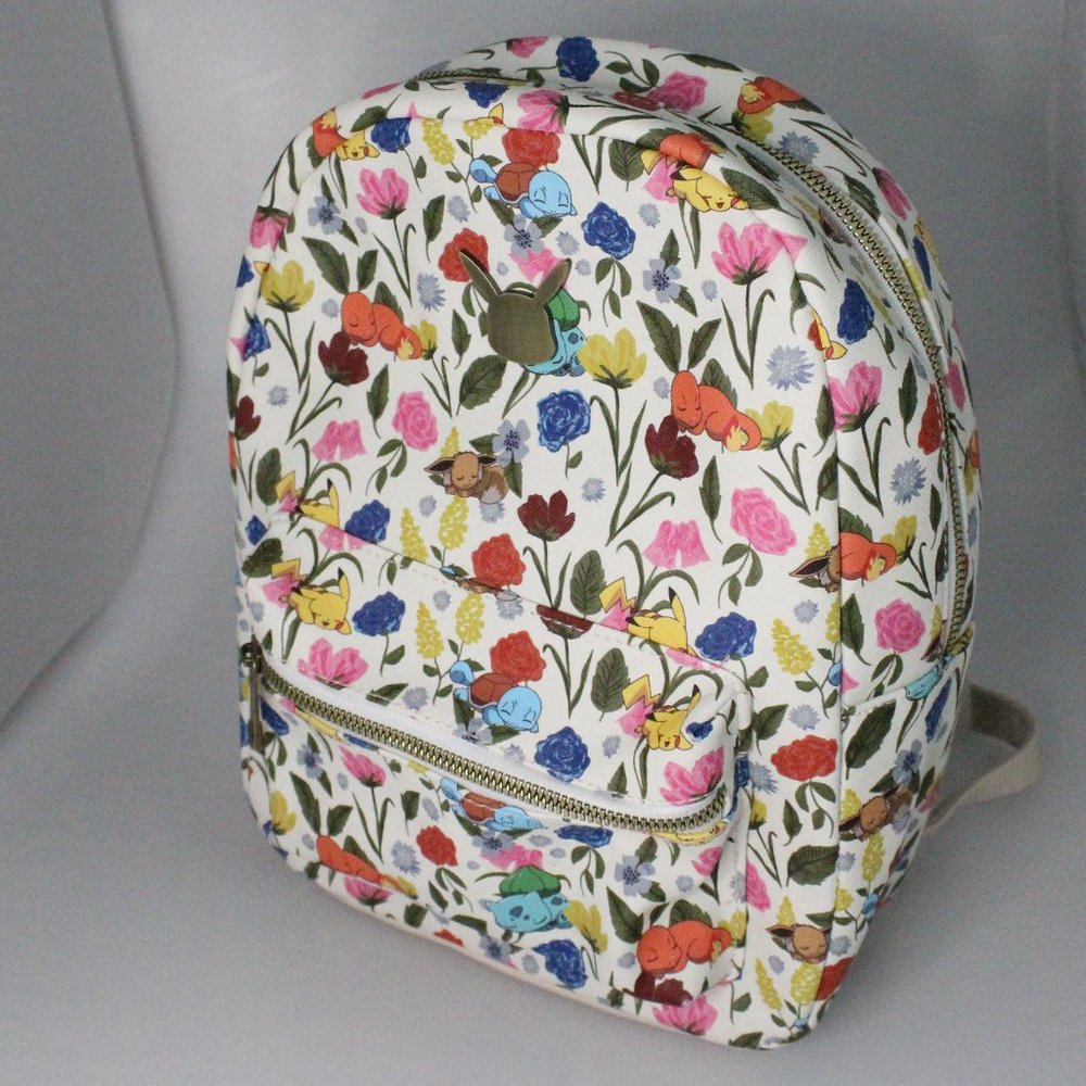 Hot Topic Loungefly Collection Floral Sleeping Pokemon Backpack Purse